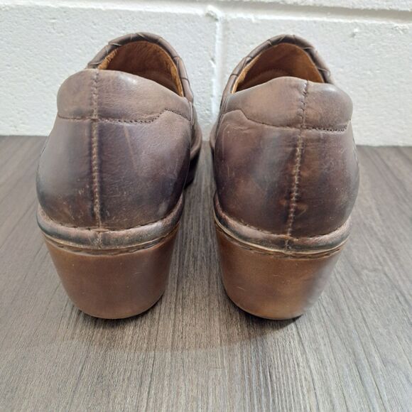 Ariat Western Clog/Mule Slip On Brown Leather Shoes Women's Size 7 B - Picture 4 of 7